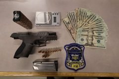 Dudley police seize stolen handgun and narcotics during warrant search