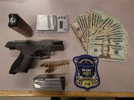 Dudley police seize stolen handgun and narcotics during warrant search